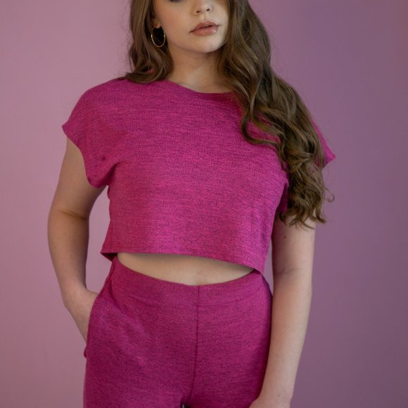 PINK TWO PIECE SET - Picture 2 of 2